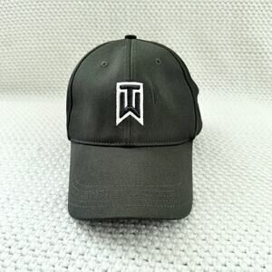 Nike Tiger Woods Collection VR 20XI Gray Heather Black Flexfit Golf Hat Cap M/L